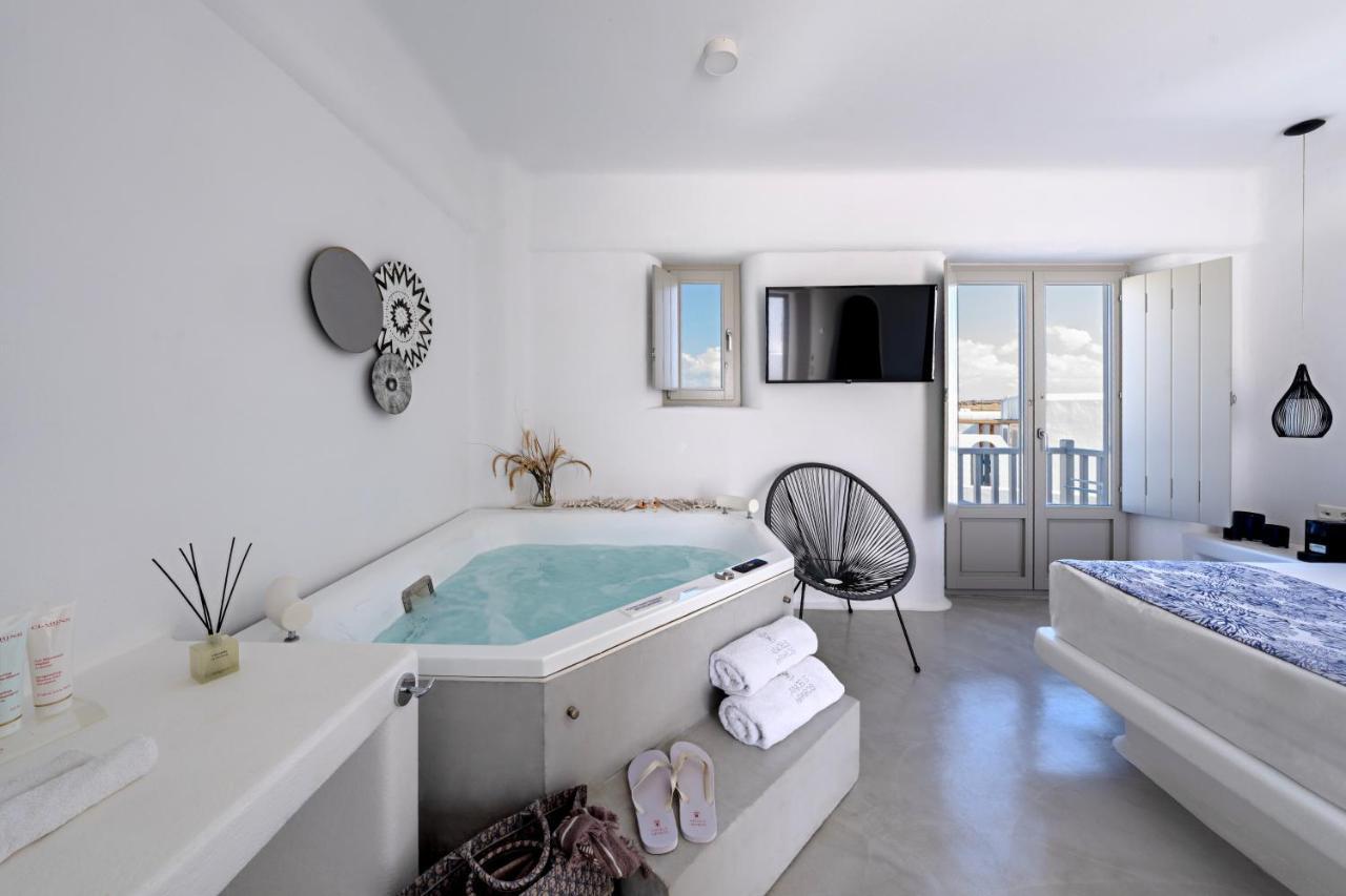 Angels Pillow Luxury Boutique Residence - Adults Only Náousa Exteriör bild